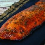 Salmon with a Glazed Grill Finish