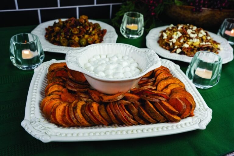 Sweet Potatoes Roasted with Marshmallow Sauce