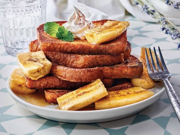 French Toast with Bananas Foster