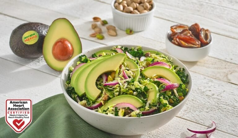 Salad with Avocado, Brussels Sprouts, Kale, and Dates